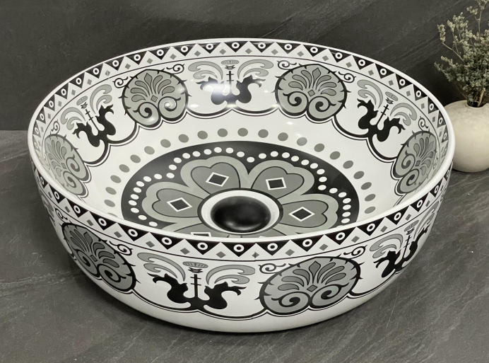 Waskom Armory – Handgemaakt Keramiek | Ø 39 cm | Casa Ceramica