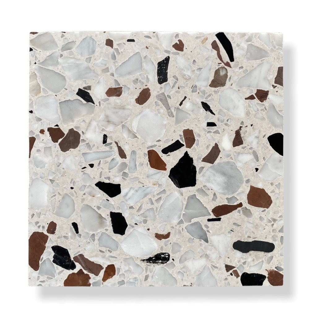 De Tegel BV Terrazzo Collezione Sassi Romagna 60x60x2 cm, afname per tegel van 0,36 m²