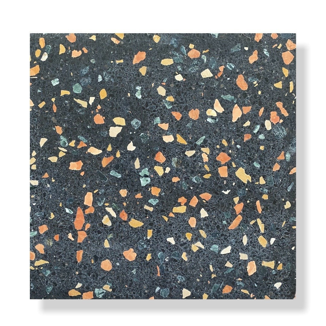 De Tegel BV Terrazzo Collezione Sassi Norcia 60x60x2 cm, afname per tegel van 0,36 m²