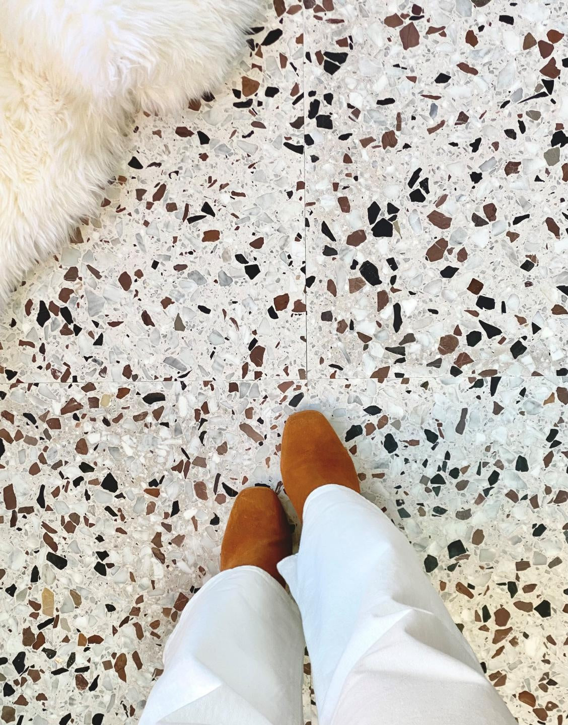 De Tegel BV Terrazzo Collezione Sassi Romagna 60x60x2 cm, afname per tegel van 0,36 m²