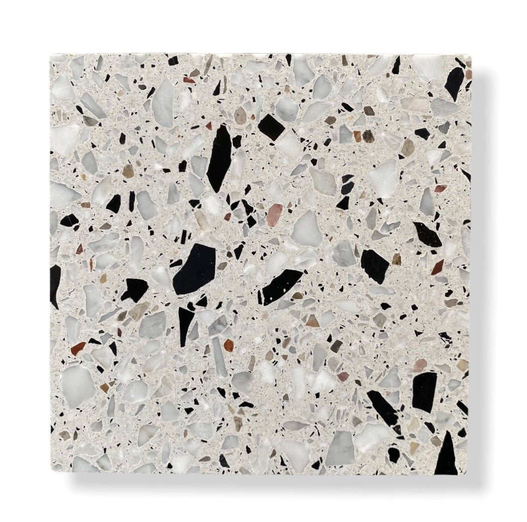De Tegel BV Terrazzo Collezione Sassi Bolzano 60x60x2 cm, afname per tegel van 0,36 m²