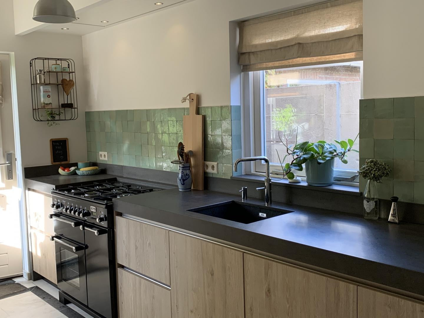 De Tegel BV Zellige Alhambra nr 49 Pistache 10x10 cm, afname per doos van 1 m²