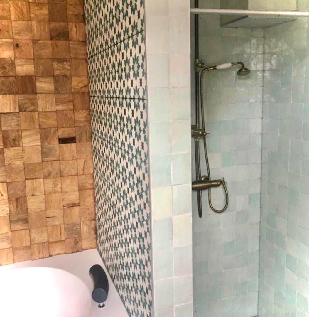 De Tegel BV Zellige Alhambra nr 37 Pastice 10x10 cm, afname per doos van 1 m²