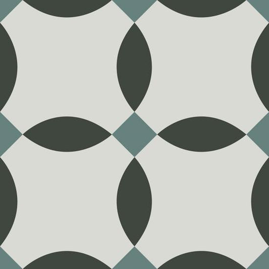 Cementtegel Patroon Emma 5382 20x20x1.6 cm a 0,48 m²