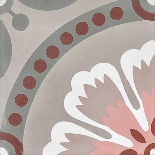 Cementtegel Patroon Honey Flower 14x14x1.6 cm a 0,24 m²