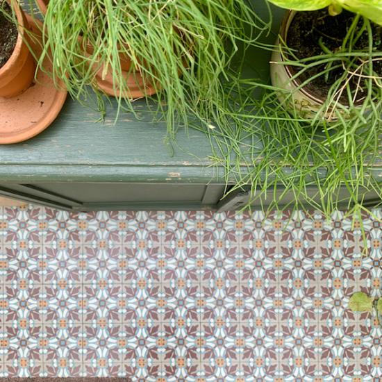 Cementtegel Patroon Oda 2399 20x20x1.6 cm a 0,48 m²