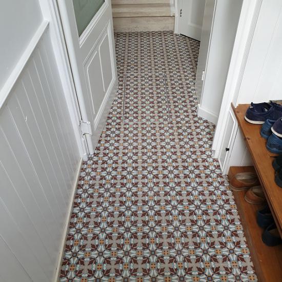 Cementtegel Patroon Oda 8458 14x14x1.6 cm a 0,24 m²