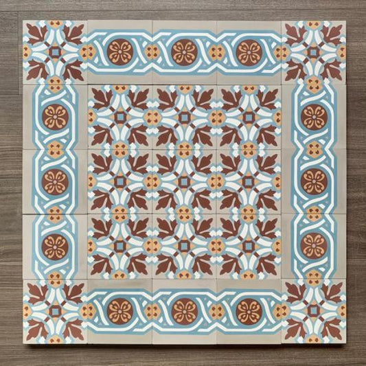 Cementtegel Patroon Oda Line 8458 14x14x1.6 cm a 0,24 m²