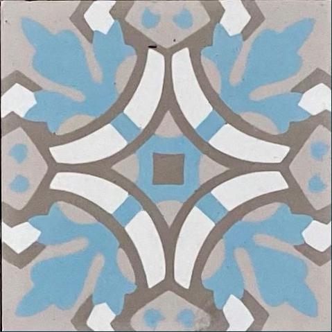 Cementtegel Patroon Oda 8256 14x14x1.6 cm a 0,24 m²