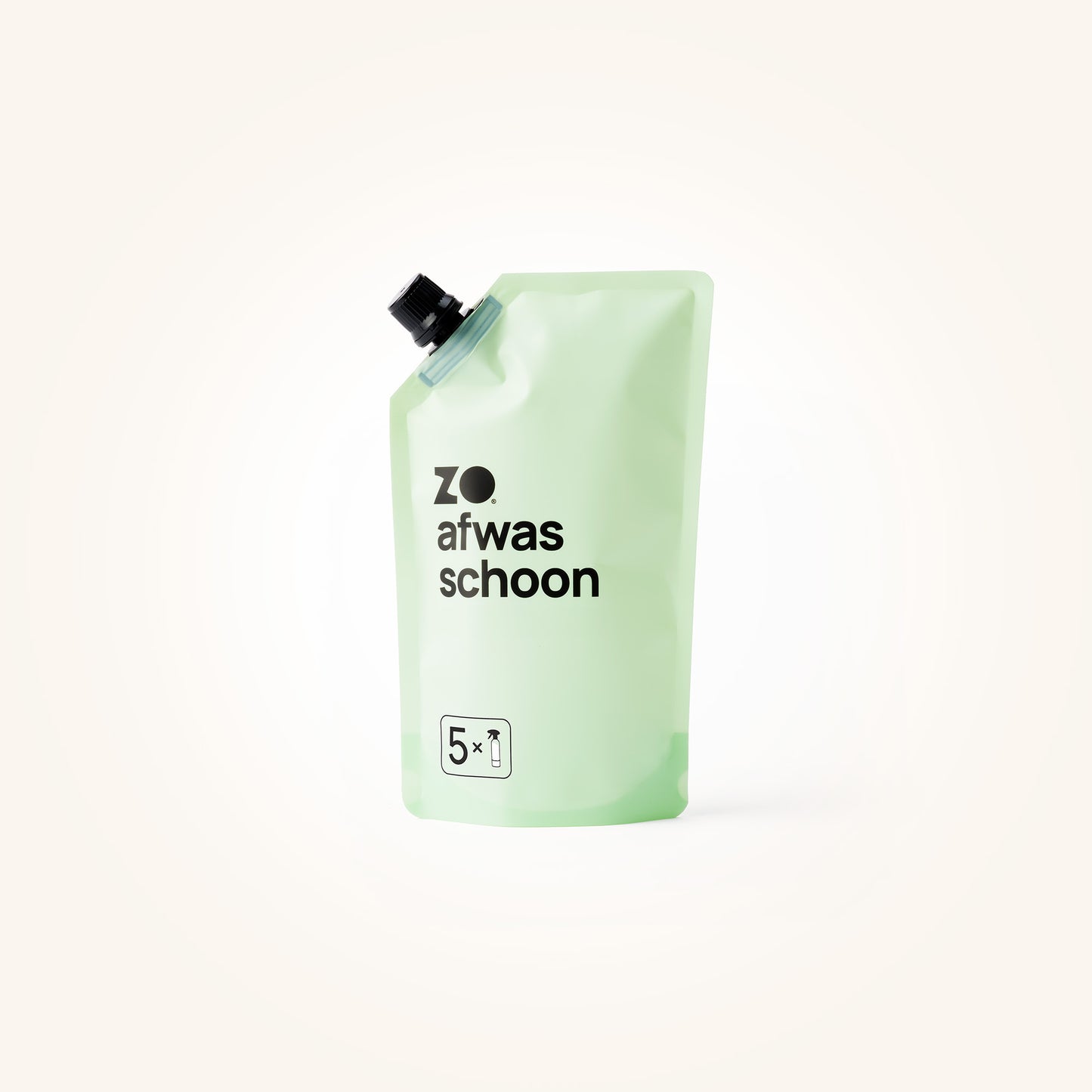 Zo. afwas schoon navulzak. Hiermee kunt u 5 keer uw afwasschuimer bijvullen.