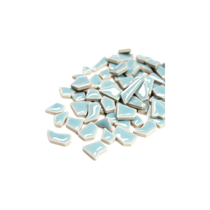 Puzzelstukjes lichtblauw