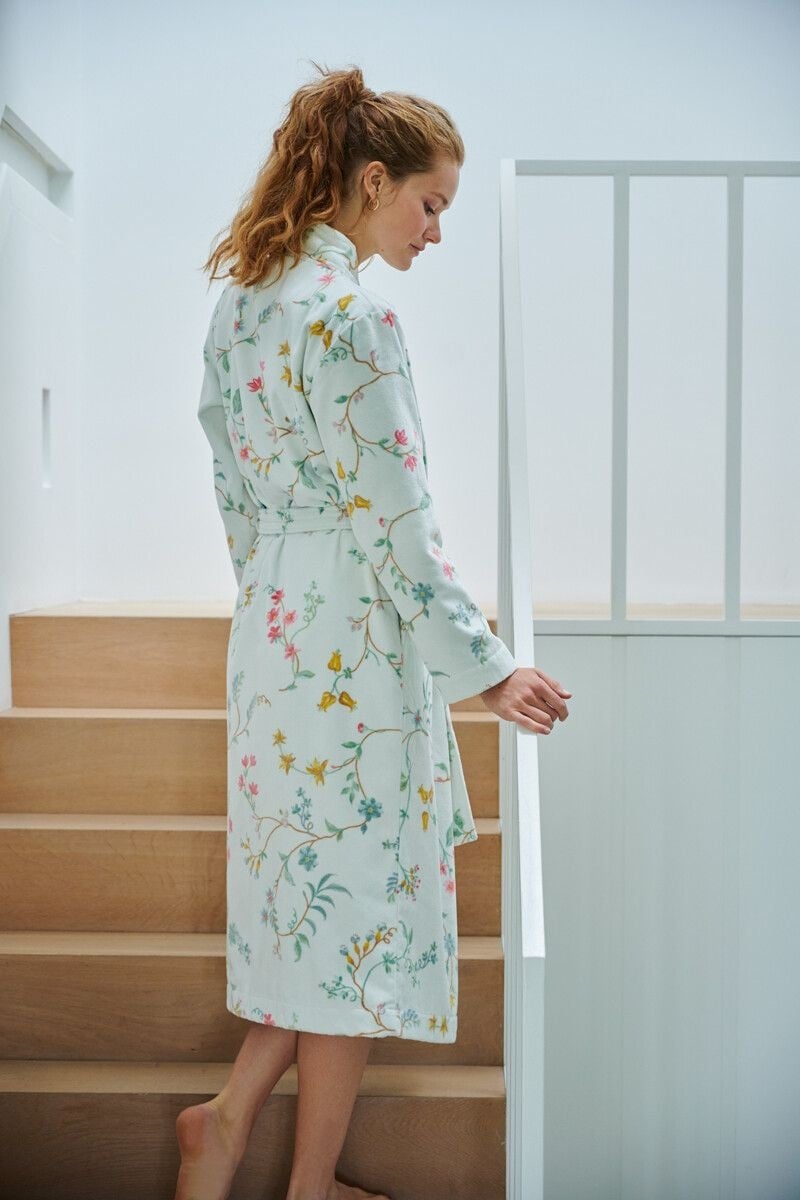 Pip Studio Les Fleurs badjas wit