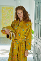 Pip Studio Sale!!! Les Fleurs badjas geel
