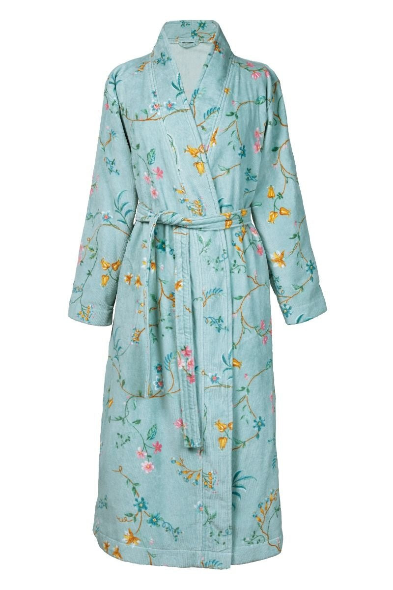 Pip Studio Les Fleurs badjas blauw
