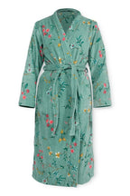 Pip Studio Les Fleurs badjas groen