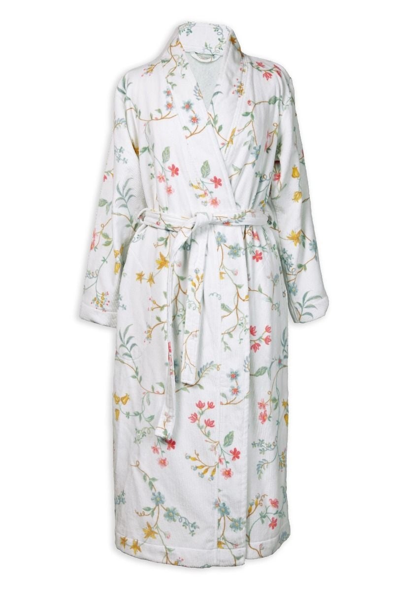 Pip Studio Les Fleurs badjas wit