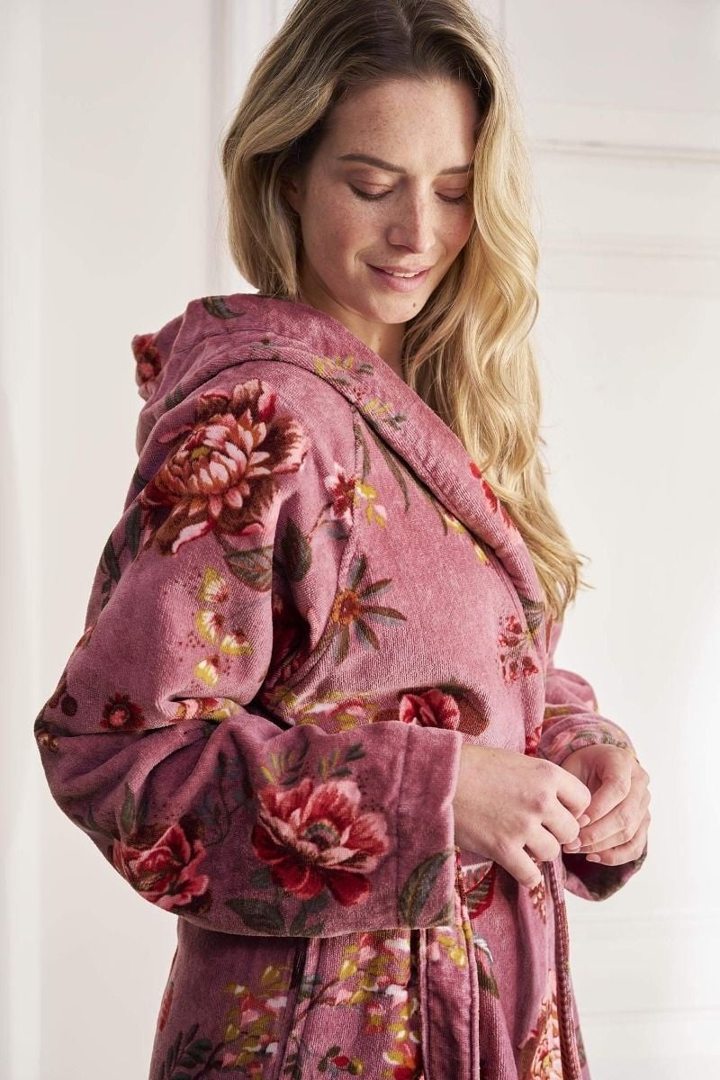 Pip Studio Secret Garden badjas Mauve