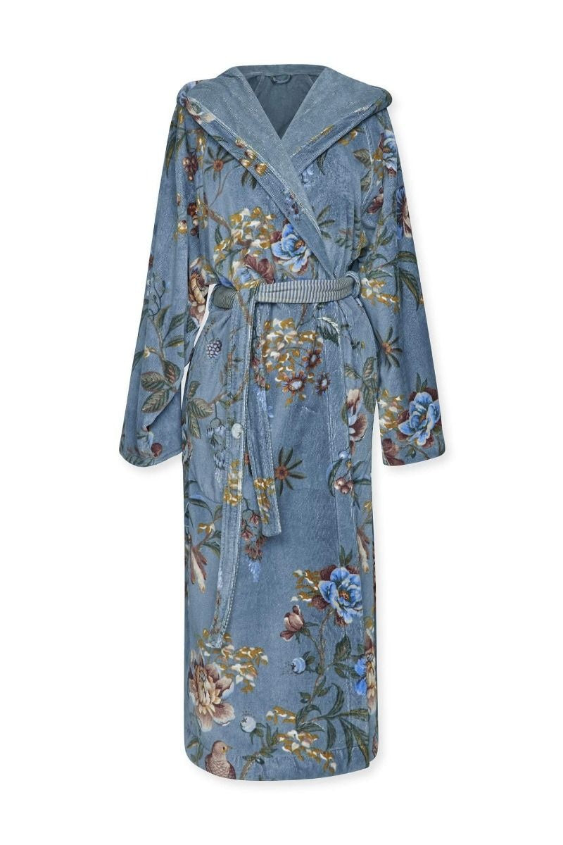 Pip Studio Secret Garden badjas blauw