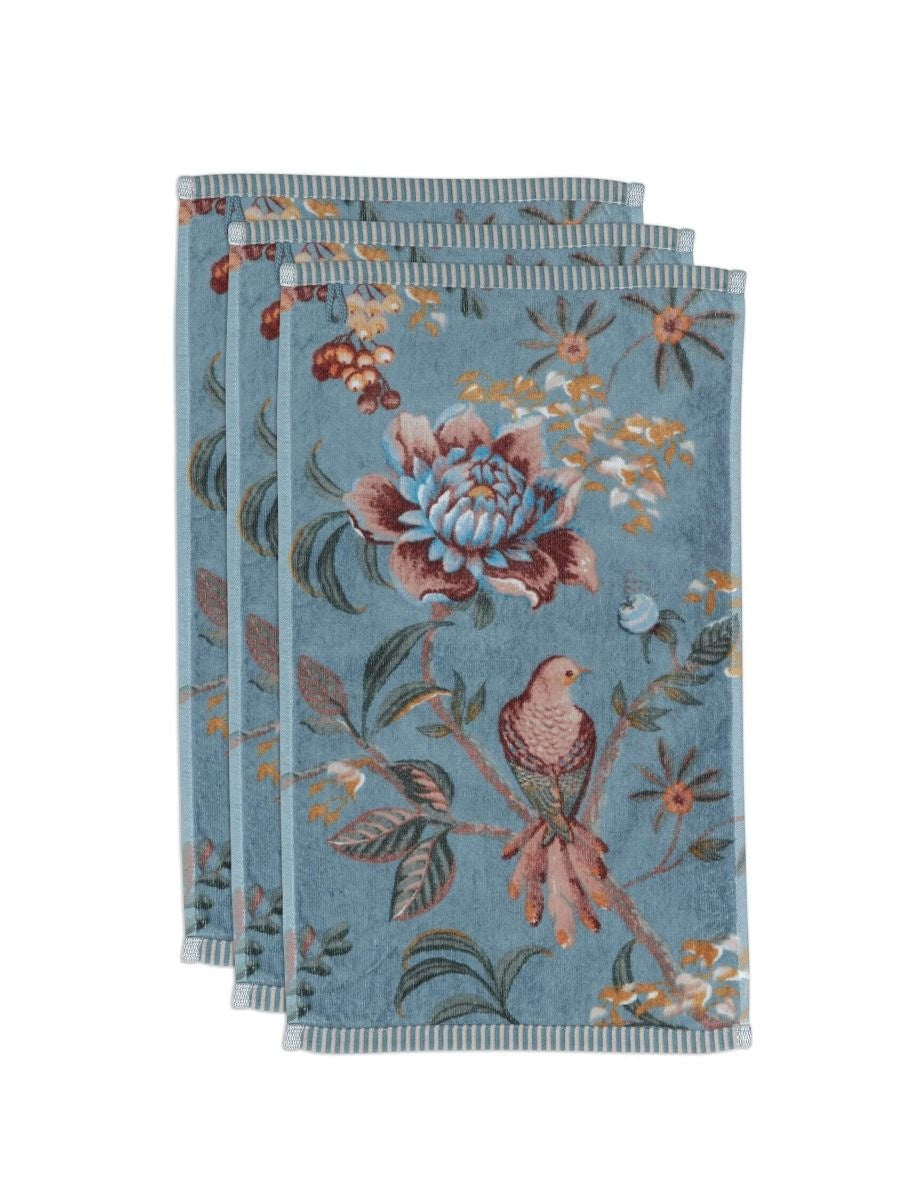 Pip Studio Secret Garden gastendoek 30x50 cm set van drie