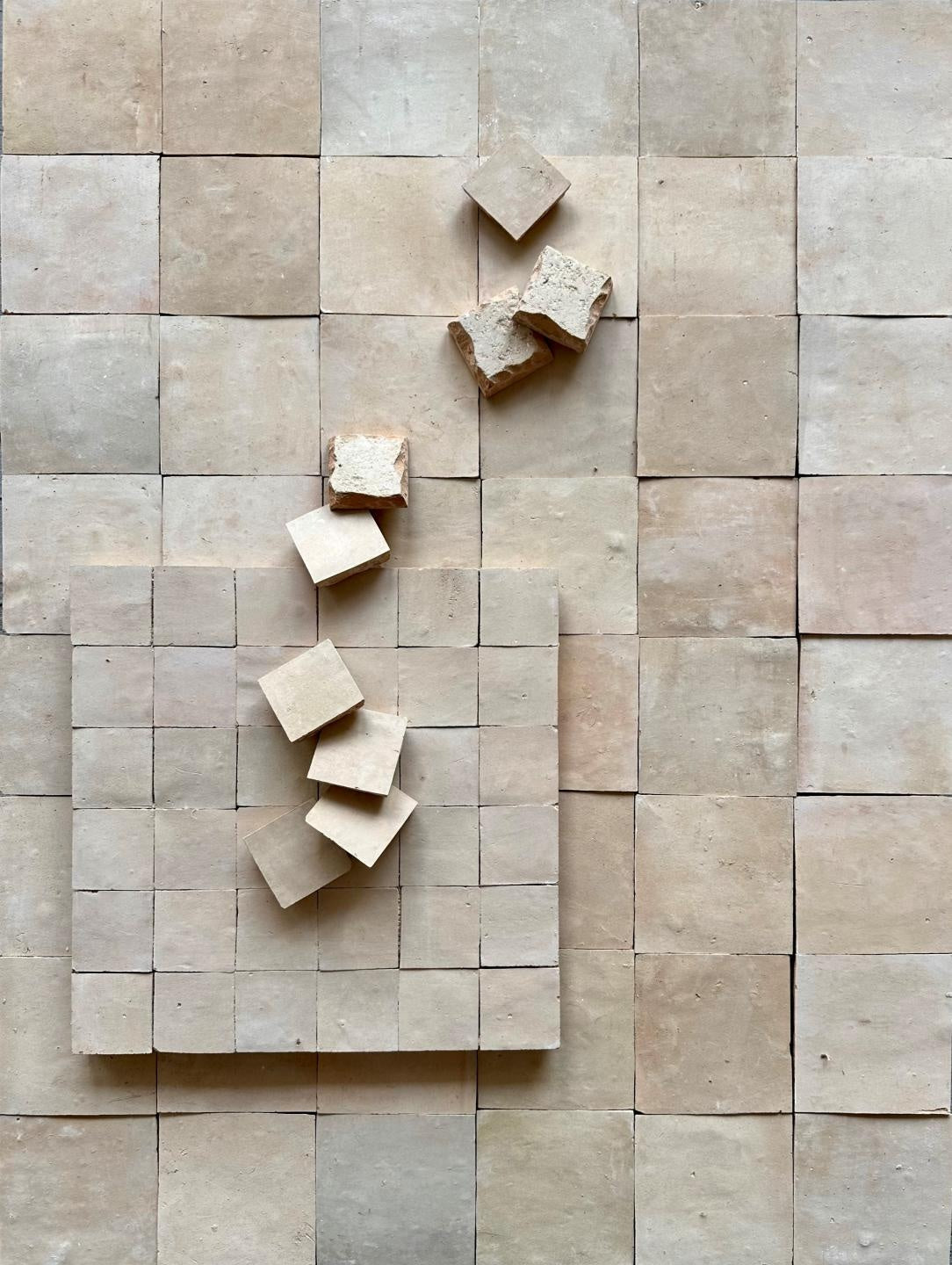 De Tegel BV Zellige Alhambra nr 01 Fez 10x10 cm, ongeglazuurd, afname per doos van 1 m²