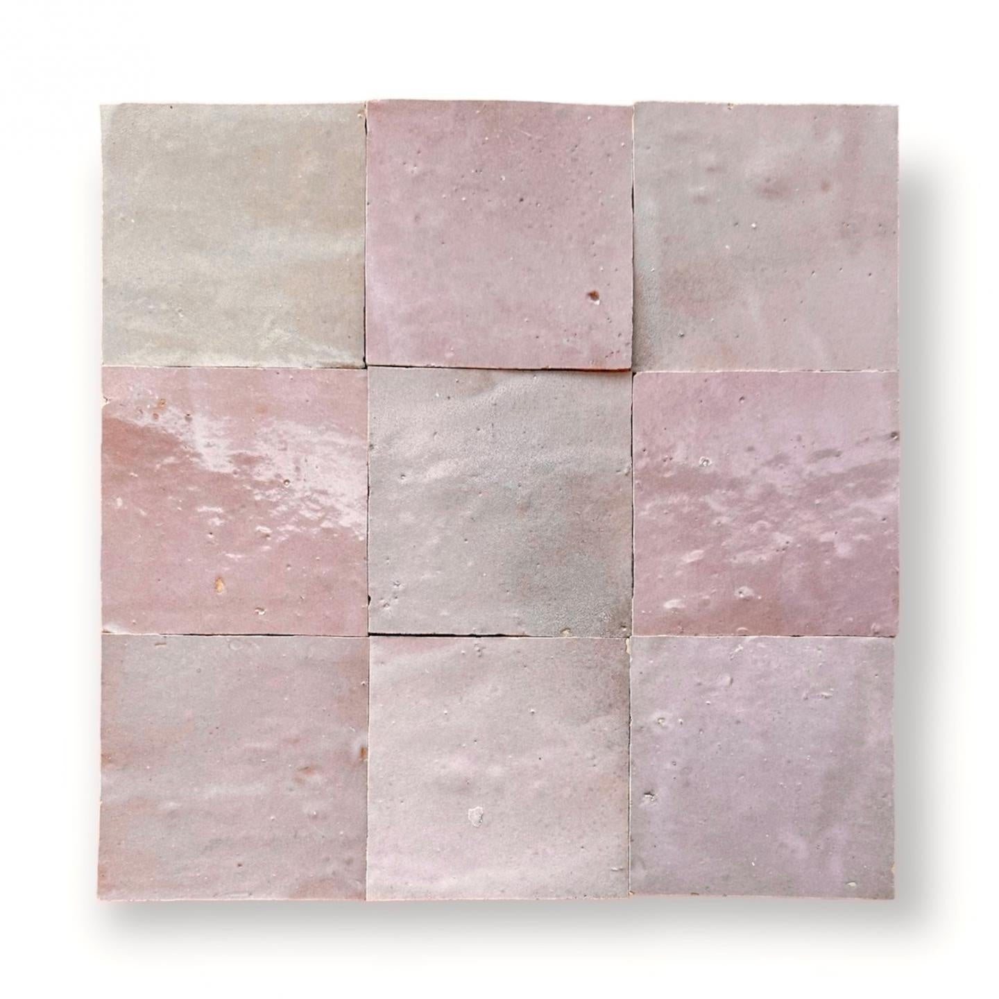De Tegel BV Zellige Alhambra nr 1910 10x10 cm, afname per doos van 1 m²