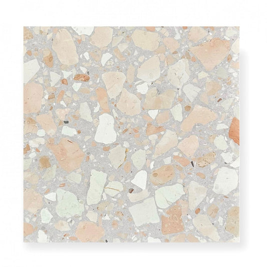 De Tegel BV Terrazzo Collezione Sassi Giolitti 60x60x2 cm, afname per tegel van 0,36 m²