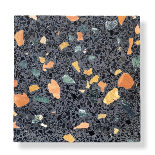 De Tegel BV Terrazzo Collezione Sassi Norcia 60x60x2 cm, afname per tegel van 0,36 m²