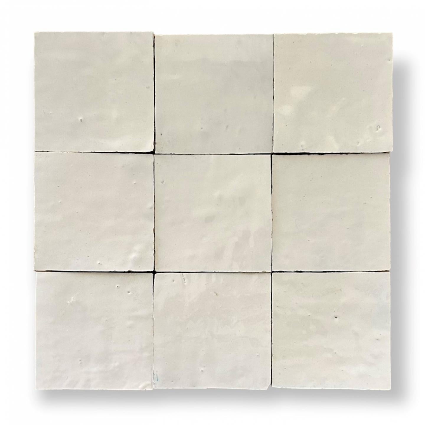 De Tegel BV Zellige Alhambra nr 29 Ivoire 10x10 cm, afname per doos van 1 m²