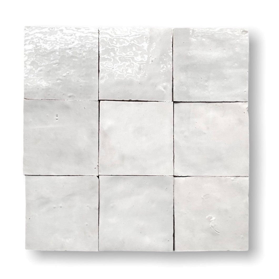 De Tegel BV Zellige Alhambra nr 00 Blanc 10x10 cm, afname per doos van 1 m²