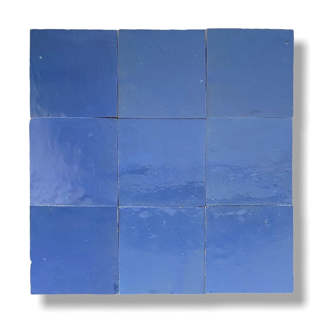 De Tegel BV Zellige Alhambra nr 30 Lavande Fonce 10x10 cm, afname per doos van 1 m²