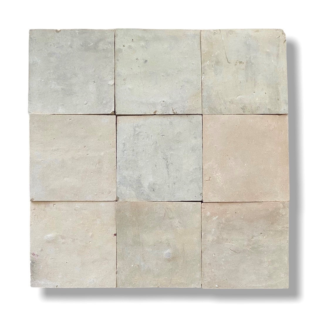 De Tegel BV Zellige Alhambra nr 01 Fez 10x10 cm, ongeglazuurd, afname per doos van 1 m²