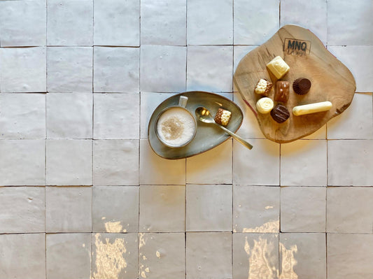 De Tegel BV Zellige Alhambra nr 00 Blanc 10x10 cm, afname per doos van 1 m²