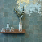 De Tegel BV Zellige Alhambra nr 68 Olive 10x10 cm, afname per doos van 1 m²