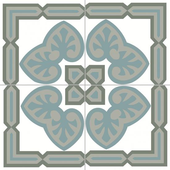 Cementtegel Patroon Sara Corner 8483 14x14x1.6 cm