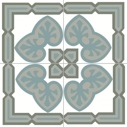 Cementtegel Patroon Sara Corner 8483 14x14x1.6 cm