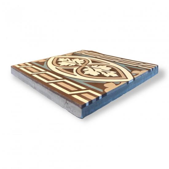 Cementtegel Patroon Leaf Line 8499 20x20x1.6 cm a 0,48 m²