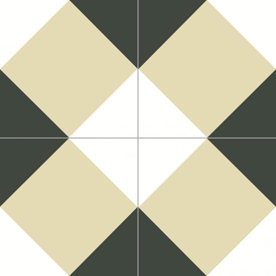 Cementtegel Patroon Art Deco 14x14x1.6 cm 0,24 m²