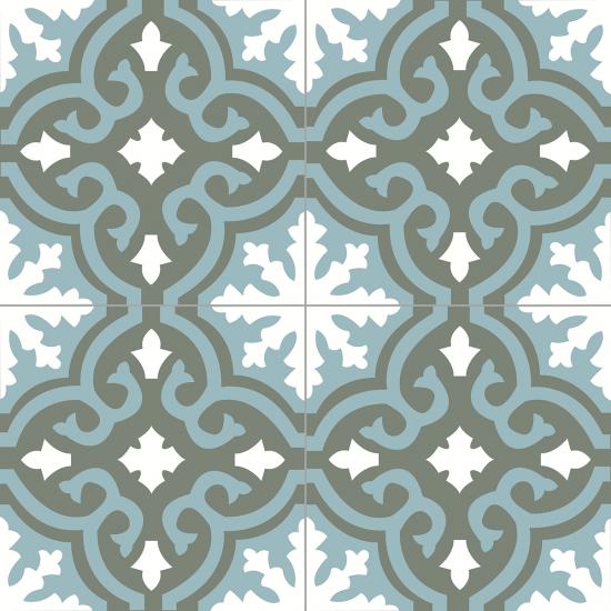 Cementtegel Patroon Lisa 5583 20x20x1.6 cm 0,48 m²