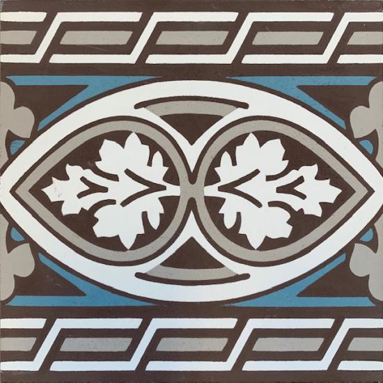 Cementtegel Patroon Leaf Line 8499 20x20x1.6 cm 0,48 m²