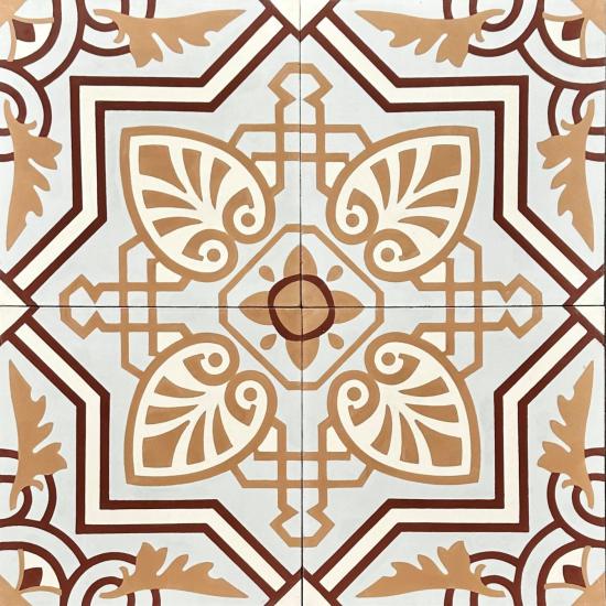 Cementtegel Patroon Nadine 811 20x20x1.6 cm 0,48 m²