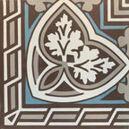 Cementtegel Patroon Leaf Corner 8499 20x20x1.6 cm