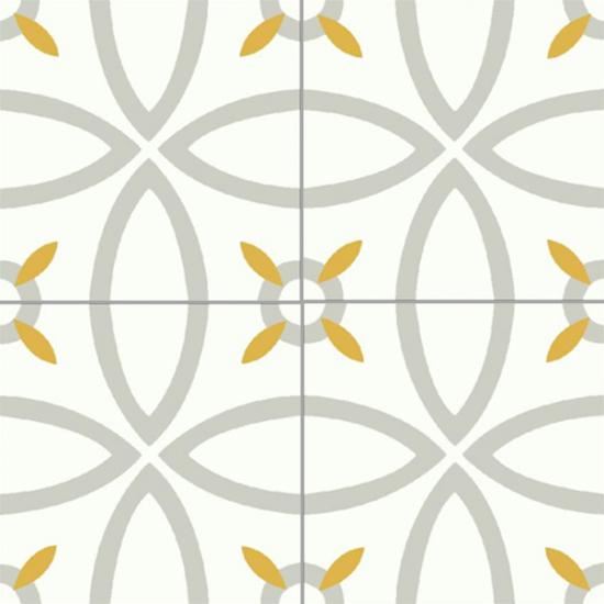 Cementtegel Patroon Jua 1022 20x20x1.6 cm 0,48 m²