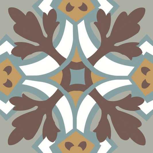 Cementtegel Patroon Oda 8458 14x14x1.6 cm a 0,24 m²