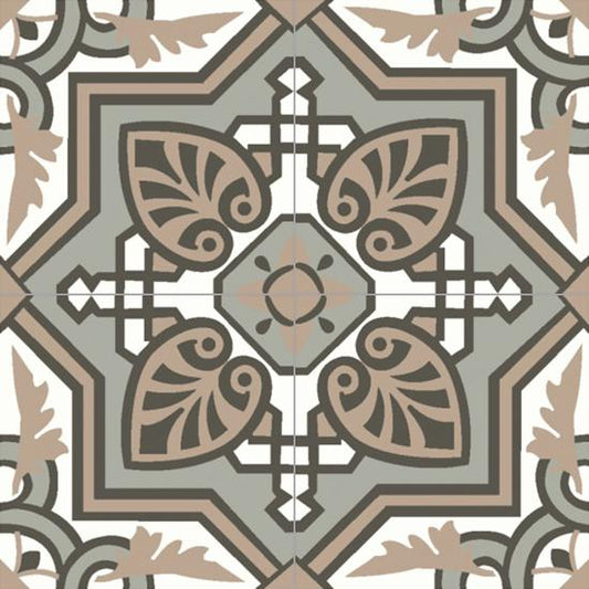 Cementtegel Patroon Nadine 1084 20x20x1.6 cm 0,48 m²