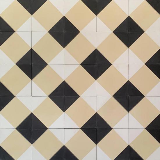 Cementtegel Patroon Art Deco 14x14x1.6 cm a 0,24 m²