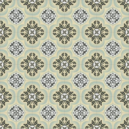 Cementtegel Patroon Martha 1366 20x20x1.6 cm a 0,48 m²