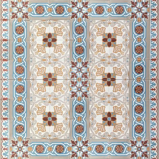 Cementtegel Patroon Tilda 8258 14x14x1.6 cm a 0,24 m²