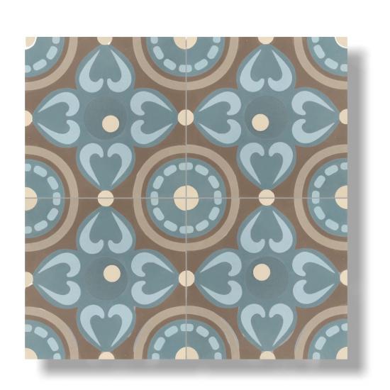 Cementtegel PIP Studio Pearl Heart 20x20x1.2 cm 0,64 m²