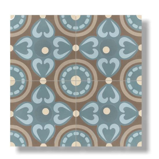 Cementtegel PIP Studio Pearl Heart 20x20x1.2 cm 0,64 m²