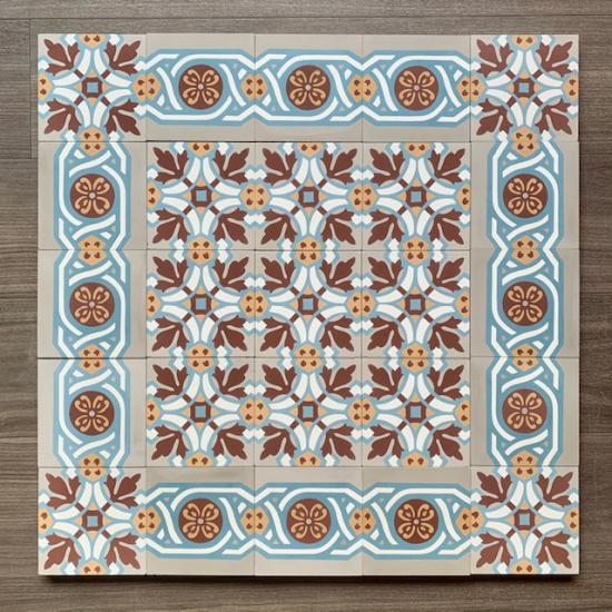 Cementtegel Patroon Oda 8458 14x14x1.6 cm a 0,24 m²